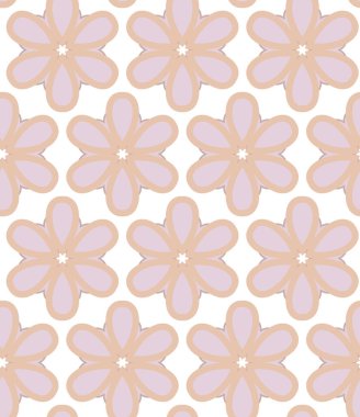 Geometrik şekilli kusursuz desen vektör çizimi