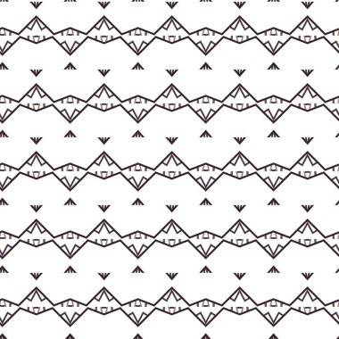 Geometrik şekilli kusursuz desen vektör çizimi