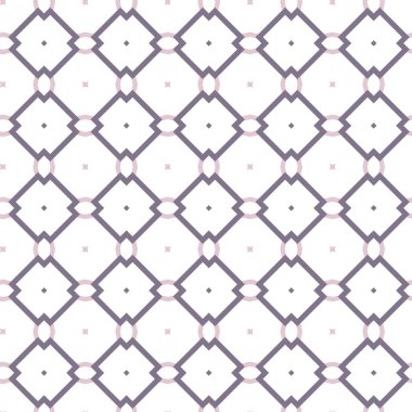 Geometrik şekilli kusursuz desen, vektör illüstrasyonu