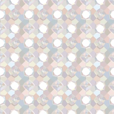 Geometrik şekilli kusursuz desen, vektör illüstrasyonu