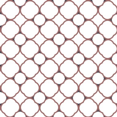 Geometrik şekilli kusursuz desen, vektör illüstrasyonu