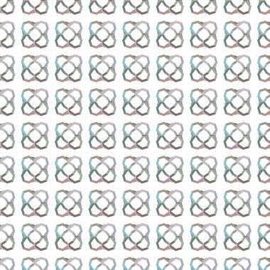 Geometrik şekilli kusursuz desen, vektör illüstrasyonu