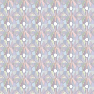 Geometrik şekilli kusursuz desen vektör çizimi