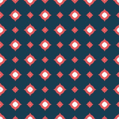 Geometrik şekilli kusursuz desen, vektör illüstrasyonu