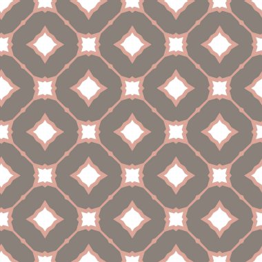 Geometrik şekilli kusursuz desen, vektör illüstrasyonu