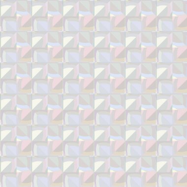 Geometrik şekilli kusursuz desen, vektör illüstrasyonu