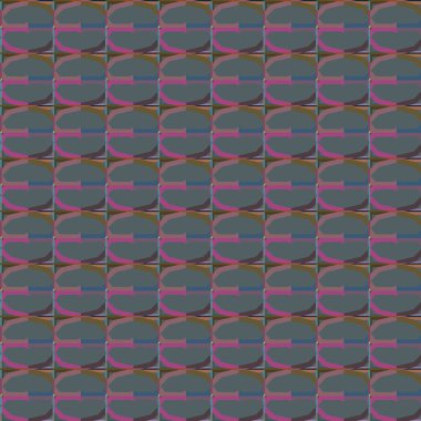 Geometrik şekilli kusursuz desen vektör çizimi