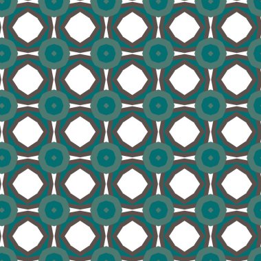 Geometrik şekilli kusursuz desen vektör çizimi