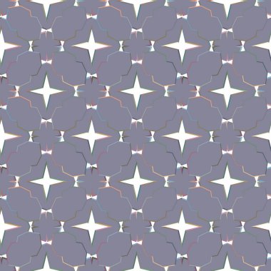 Geometrik şekilli kusursuz desen vektör çizimi