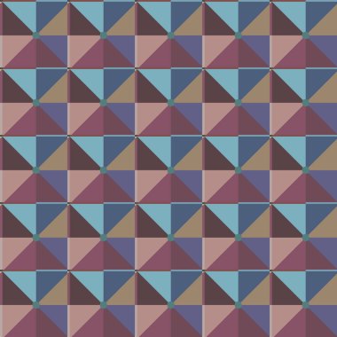 Geometrik şekilli kusursuz desen, vektör illüstrasyonu