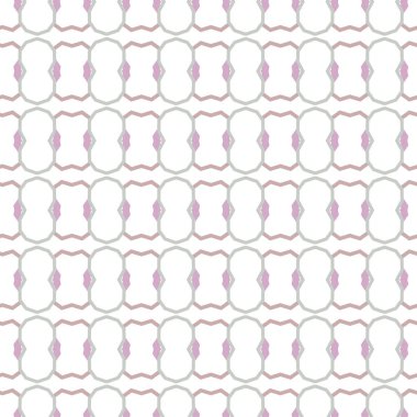 Geometrik şekilli kusursuz desen, vektör illüstrasyonu