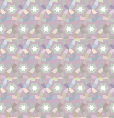 Geometrik şekilli kusursuz desen vektör çizimi