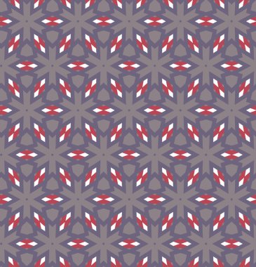 Geometrik şekilli kusursuz desen vektör çizimi