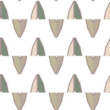 Geometrik şekilli kusursuz desen, vektör illüstrasyonu