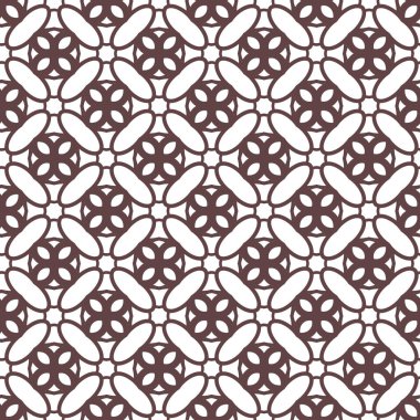 Geometrik şekilli kusursuz desen, vektör illüstrasyonu