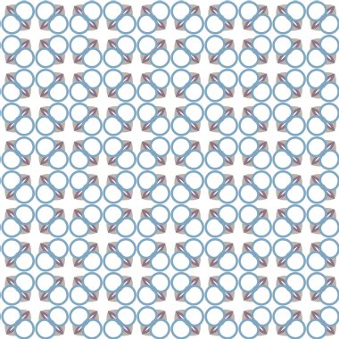 Geometrik şekilli kusursuz desen vektör çizimi