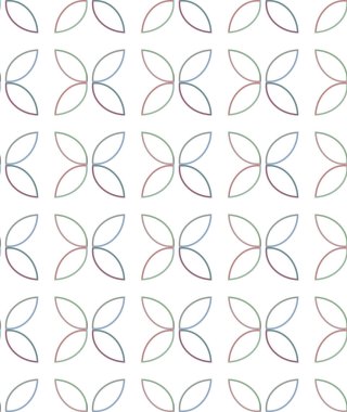 Geometrik şekilli kusursuz desen vektör çizimi