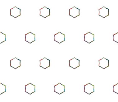 Geometrik şekilli kusursuz desen, vektör illüstrasyonu
