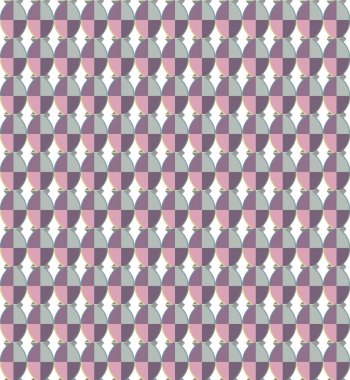 Geometrik şekilli kusursuz desen vektör çizimi