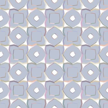 Geometrik şekilli kusursuz desen vektör çizimi