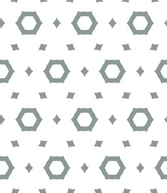 Geometrik şekilli kusursuz desen, vektör illüstrasyonu