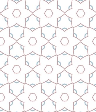 Geometrik şekilli kusursuz desen vektör çizimi