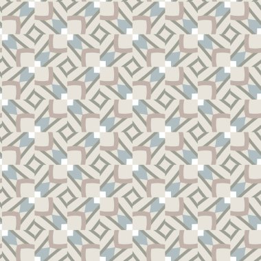 Geometrik şekilli kusursuz desen vektör çizimi