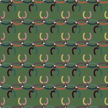 Geometrik şekilli kusursuz desen vektör çizimi