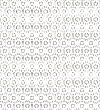 Geometrik şekilli kusursuz desen vektör çizimi