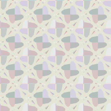 Geometrik şekilli kusursuz desen vektör çizimi