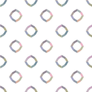 Geometrik şekilli kusursuz desen vektör çizimi