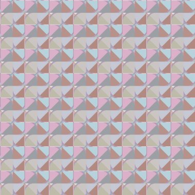 Geometrik şekilli kusursuz desen vektör çizimi