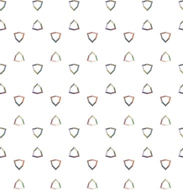 Geometrik şekilli kusursuz desen, vektör illüstrasyonu