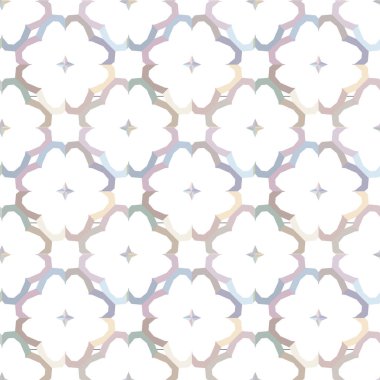 Geometrik şekilli kusursuz desen vektör çizimi