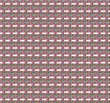 Geometrik şekilli kusursuz desen, vektör illüstrasyonu