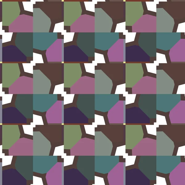 Patrón Ornamental Geométrico Sin Costuras Fondo Abstracto — Vector de stock