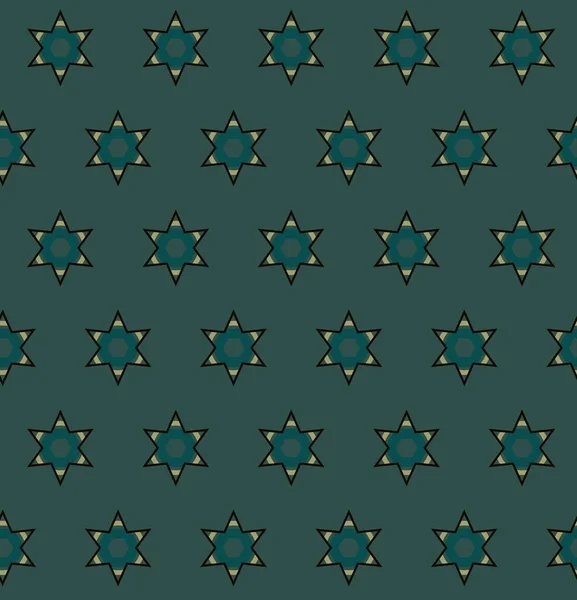 Patrón Ornamental Geométrico Sin Costuras Fondo Abstracto — Vector de stock