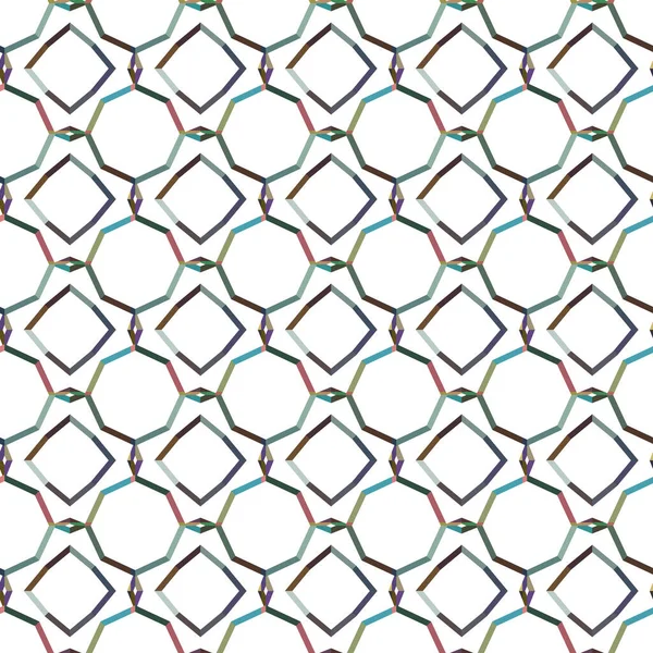 Kusursuz Geometrik Süs Deseni Soyut Arkaplan — Stok Vektör