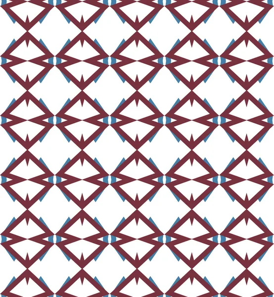 Patrón Ornamental Geométrico Sin Costuras Fondo Abstracto — Vector de stock