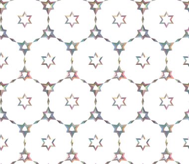 Geometrik şekilli kusursuz desen vektör çizimi
