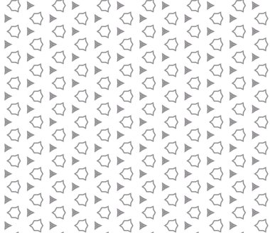 Geometrik şekilli kusursuz desen vektör çizimi