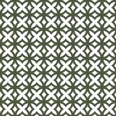 Geometrik şekilli kusursuz desen, vektör illüstrasyonu