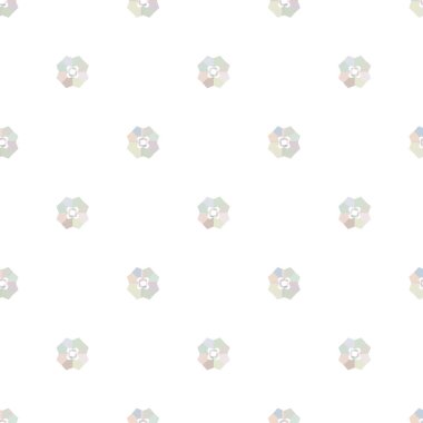 Geometrik şekilli kusursuz desen, vektör illüstrasyonu