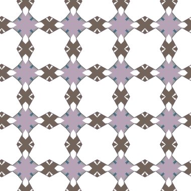 Geometrik şekilli kusursuz desen vektör çizimi