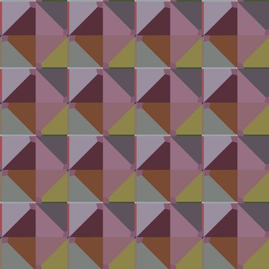 Geometrik şekilli kusursuz desen, vektör illüstrasyonu