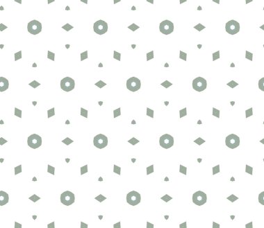 Geometrik şekilli kusursuz desen, vektör illüstrasyonu