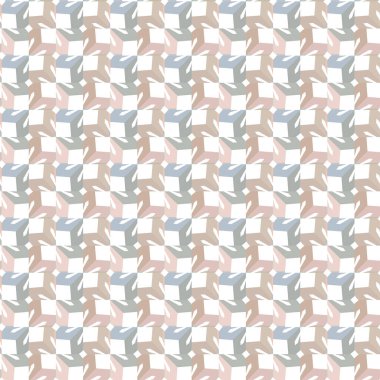 Geometrik şekilli kusursuz desen, vektör illüstrasyonu