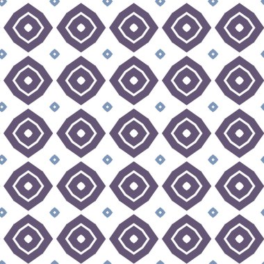 Geometrik şekilli kusursuz desen, vektör illüstrasyonu