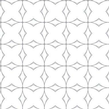 Geometrik şekilli kusursuz desen vektör çizimi