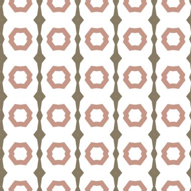 Geometrik şekilli kusursuz desen vektör çizimi